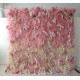 pink misty grass cloth flower wall fabric rollin up reed pampas grass curtain floral wall wedding backdrop party event props