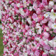 pink peony roses white lilies luxury gradient rolling up fabric curtain artificial flower wall cloth floral wall wedding backdrop