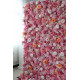 pink roses and hydrangeas cloth roll up flower wall fabric hanging curtain plant wall event party wedding backdrop