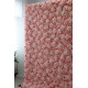 pink roses and hydrangeas cloth roll up flower wall fabric hanging curtain plant wall event party wedding backdrop