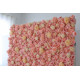 pink roses and peonies cloth roll up flower wall fabric hanging curtain plant wall event party wedding backdrop