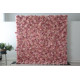 pink roses and peonies cloth roll up flower wall fabric hanging curtain plant wall event party wedding backdrop