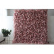 pink roses and silk fern cloth roll up flower wall fabric hanging curtain plant wall event party wedding backdrop