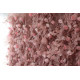 pink roses and silk fern cloth roll up flower wall fabric hanging curtain plant wall event party wedding backdrop