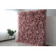 pink roses and silk fern cloth roll up flower wall fabric hanging curtain plant wall event party wedding backdrop