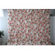 pink roses and white hydrangeas cloth roll up flower wall fabric hanging curtain plant wall event party wedding  backdrop