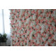 pink roses and white hydrangeas cloth roll up flower wall fabric hanging curtain plant wall event party wedding  backdrop