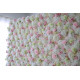 pink roses and white hydrangeas cloth roll up flower wall fabric hanging curtain plant wall event party wedding backdrop