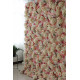 pink roses and white hydrangeas cloth roll up flower wall fabric hanging curtain plant wall event party wedding backdrop