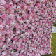 pink roses light pink roses cloth roll up flower wall fabric hanging curtain plant wall event party wedding backdrop