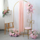 pink wedding arch flowers, pink artificial wedding flowers, diy wedding flowers, wedding faux flowers