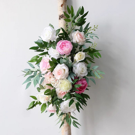 pink & beige wedding flowers, pink artificial wedding flowers, diy wedding flowers, wedding faux flowers