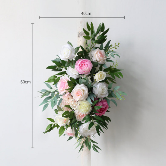 pink & beige wedding flowers, pink artificial wedding flowers, diy wedding flowers, wedding faux flowers