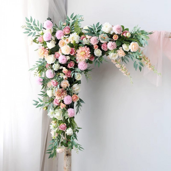 party & wedding flowers decoration, pink artificial wedding flowers, diy wedding flowers, wedding faux flowers