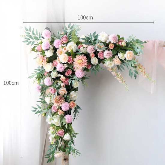 party & wedding flowers decoration, pink artificial wedding flowers, diy wedding flowers, wedding faux flowers