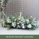 pink & green wedding arch flowers, pink artificial wedding flowers, diy wedding flowers, wedding faux flowers