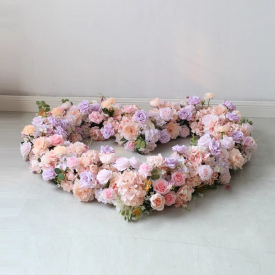 pink love heart shape, pink artificial wedding flowers, diy wedding flowers, wedding faux flowers