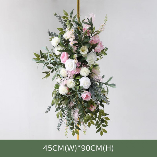 pink & green wedding decoration, pink artificial wedding flowers, diy wedding flowers, wedding faux flowers