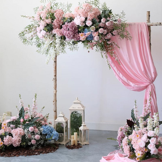 pink wedding & party flowers, pink artificial wedding flowers, diy wedding flowers, wedding faux flowers