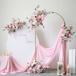 pink wedding style, pink artificial wedding flowers, diy wedding flowers, party faux flowers