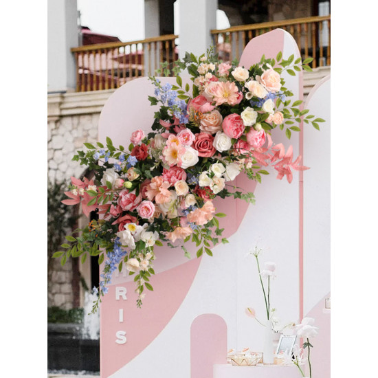 party & wedding flowers, pink artificial wedding flowers, diy wedding flowers, wedding faux flowers