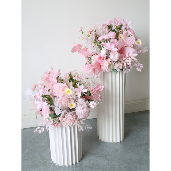 pink wedding flowers ball, pink artificial wedding flowers, diy wedding flowers, wedding faux flowers