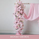 pink wedding flowers arrangement, pink artificial wedding flowers, diy wedding flowers, wedding faux flowers