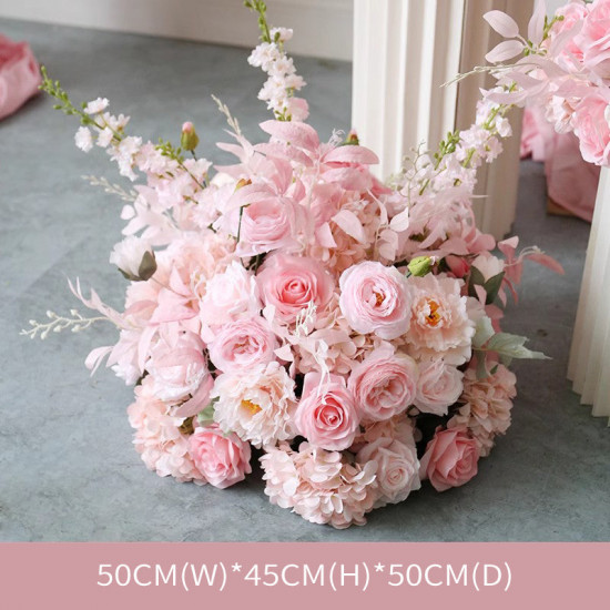 pink wedding flowers arrangement, pink artificial wedding flowers, diy wedding flowers, wedding faux flowers