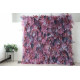 purple mixed grass wall cloth roll up flower wall fabric hanging curtain plant wall event party wedding backdrop