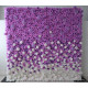 purple rose gradient cloth flower wall fabric rollin up reed pampas grass curtain floral wall wedding backdrop party event props