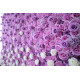 purple rose gradient cloth flower wall fabric rollin up reed pampas grass curtain floral wall wedding backdrop party event props