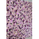 purple roses and hydrangeas and peonies cloth roll up flower wall fabric hanging curtain plant wall event party wedding backdrop