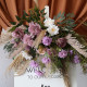 purple wedding style, purple artificial wedding flowers, diy wedding flowers, wedding faux flowers