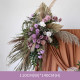 purple wedding style, purple artificial wedding flowers, diy wedding flowers, wedding faux flowers