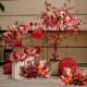 party & wedding flowers, red artificial wedding flowers, diy wedding flowers, wedding faux flowers