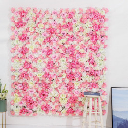 pink and rose red and champagne rose flowers wall, rose flowers backdrop