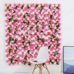 pink and white rose flowers wall, rose flowers backdrop