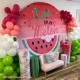 party & hoop balloon circle loop flower arch photo booth backdrop stand round backdrop