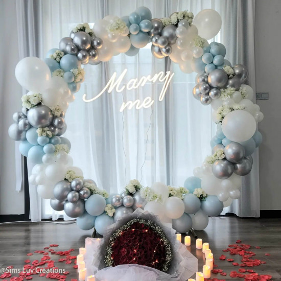 party & hoop balloon circle loop flower arch photo booth backdrop stand round backdrop