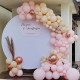 party & hoop balloon circle loop flower arch photo booth backdrop stand round backdrop