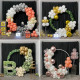 party & hoop balloon circle loop flower arch photo booth backdrop stand round backdrop