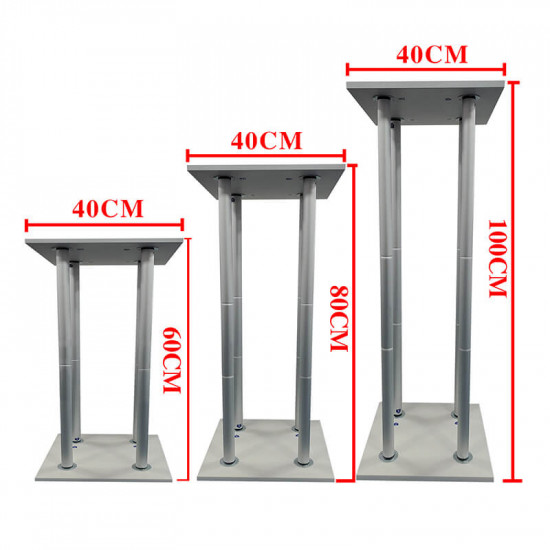 square display cylinder pedestals set with covers, party dessert table cake stands custom size available