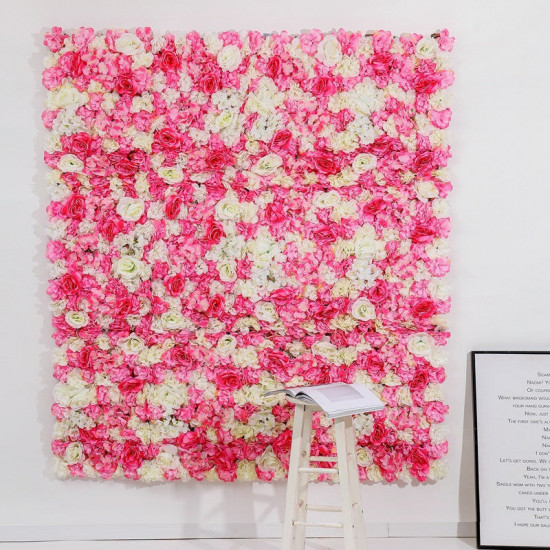 pink and rose red and champagne rose flowers wall, rose flowers backdrop