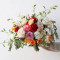 colourful rose wedding bridal bouquet, wedding bouquet flowers, diy wedding flowers, artificial wedding flowers