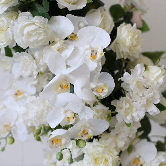 phalaenopsis wedding flowers, white artificial wedding flowers, diy wedding flowers, wedding faux flowers