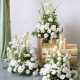 forest wedding style, white artificial wedding flowers, diy wedding flowers, wedding faux flowers