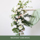 forest wedding style, white artificial wedding flowers, diy wedding flowers, wedding faux flowers