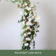 forest wedding style, white artificial wedding flowers, diy wedding flowers, wedding faux flowers