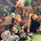 wood birthday party decoration chiara backdrop arched wall covers only