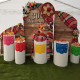 wood birthday party decoration chiara backdrop arched wall covers only